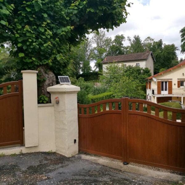 installation portail bois dordogne