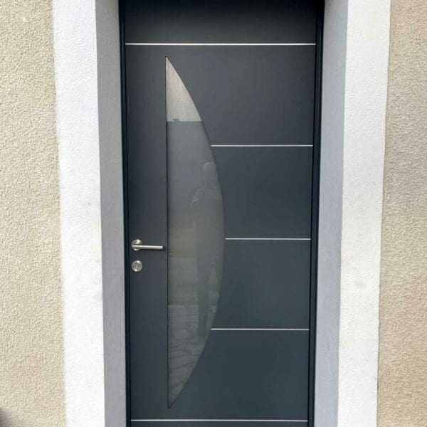 porte entrée anthracite Périgueux